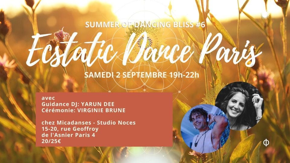 , ECSTATIC DANCE PARIS avec YARUN DEE